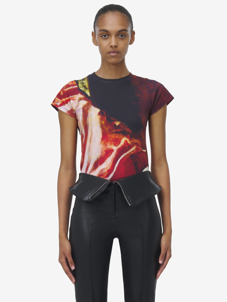 ALEXANDER MCQUEEN - Printed T-shirt - Item 815507QZAOF0987
